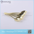 New product disposable plastic gold spoon